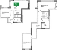3-кімнатна  97.5м² номер - 93 зображення з ЖК City Park