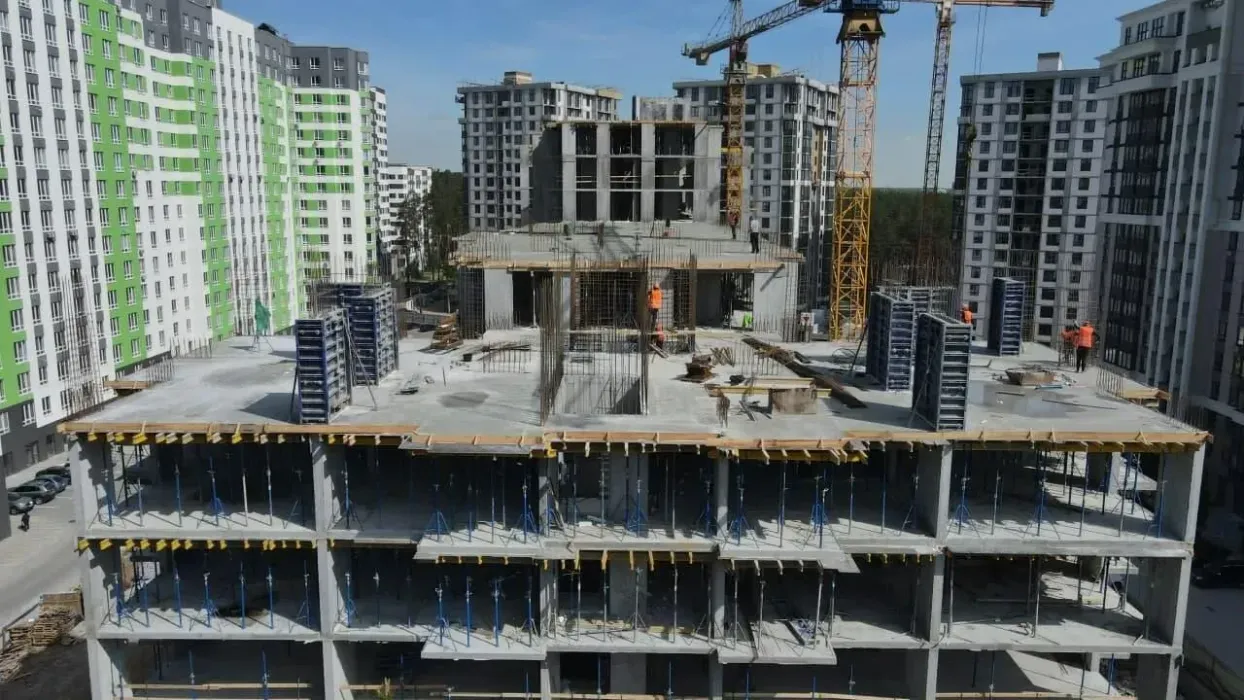 Готовність моноліту — до 75%! Публікуємо підсумки будівництва ЖК Сіті Парк II черга за травень