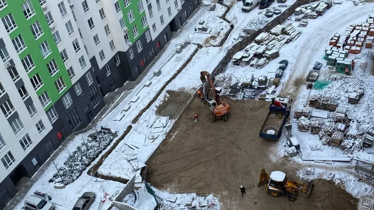 В ЖК City Park ІІ черга завершили роботи із прокладання теплотраси