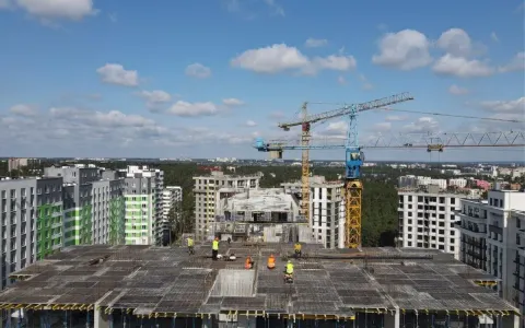 Готовність моноліту 98% та прокладання внутрішніх інженерних мереж в ЖК City Park II черга