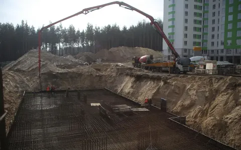 В другому будинку ЖК City Park II черга влаштували фундаментну плиту