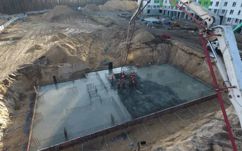 Фундаментна плита в першому будинку II-ї черги ЖК City Park готова