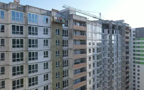 Початок фасадних робіт! Утеплюємо 2-й будинок ЖК City Park II черга мінватою найвищої якості