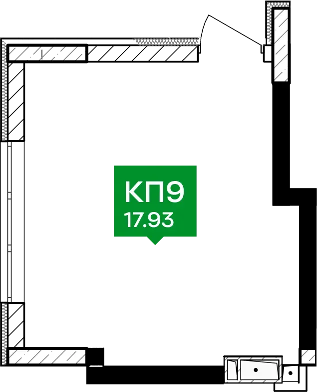 Купити 1-кімнатну квартиру  в Ірпені