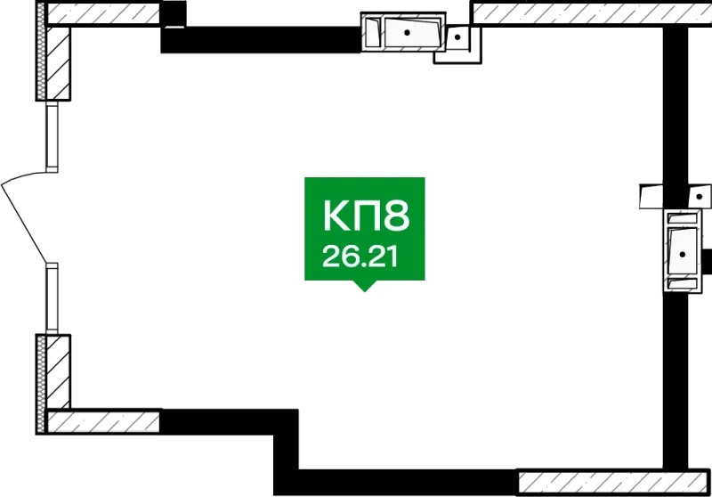 Купити 1-кімнатну квартиру  в Ірпені