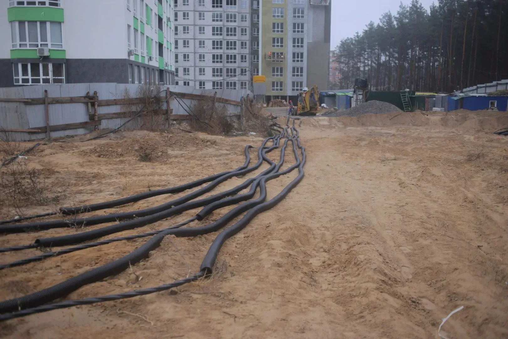 Прогрес влаштування елетромереж до ЖК City Park та ЖК Green Side за тиждень - 18