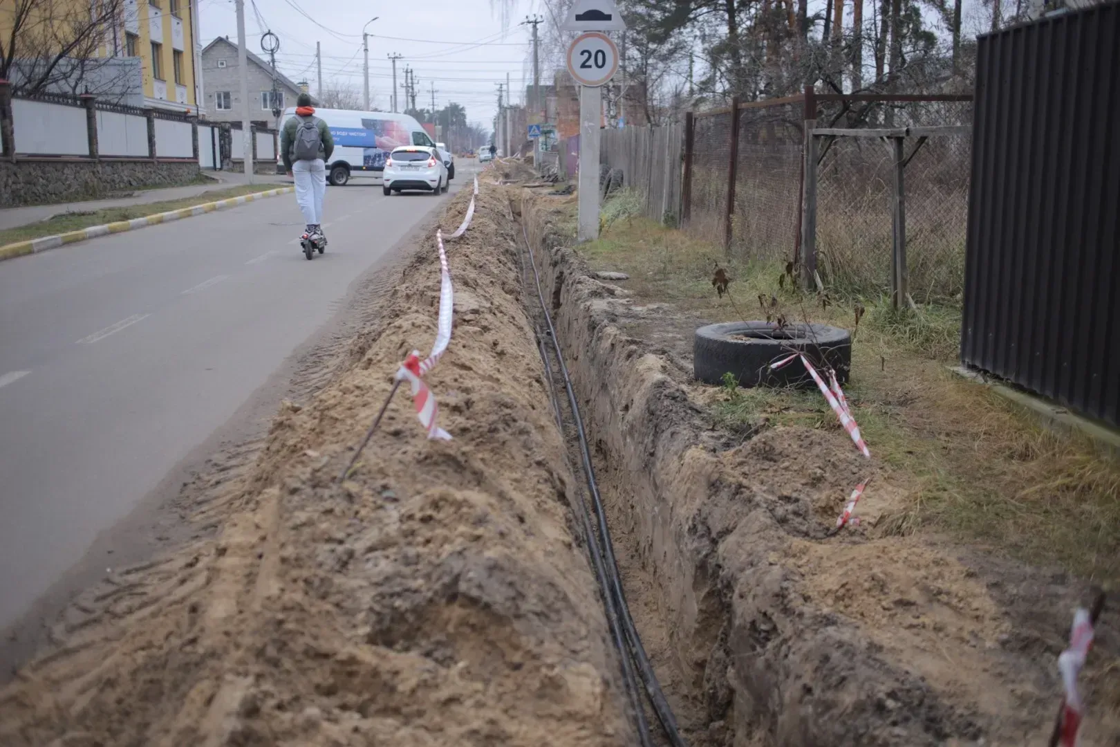 Прогрес влаштування елетромереж до ЖК City Park та ЖК Green Side за тиждень - 5