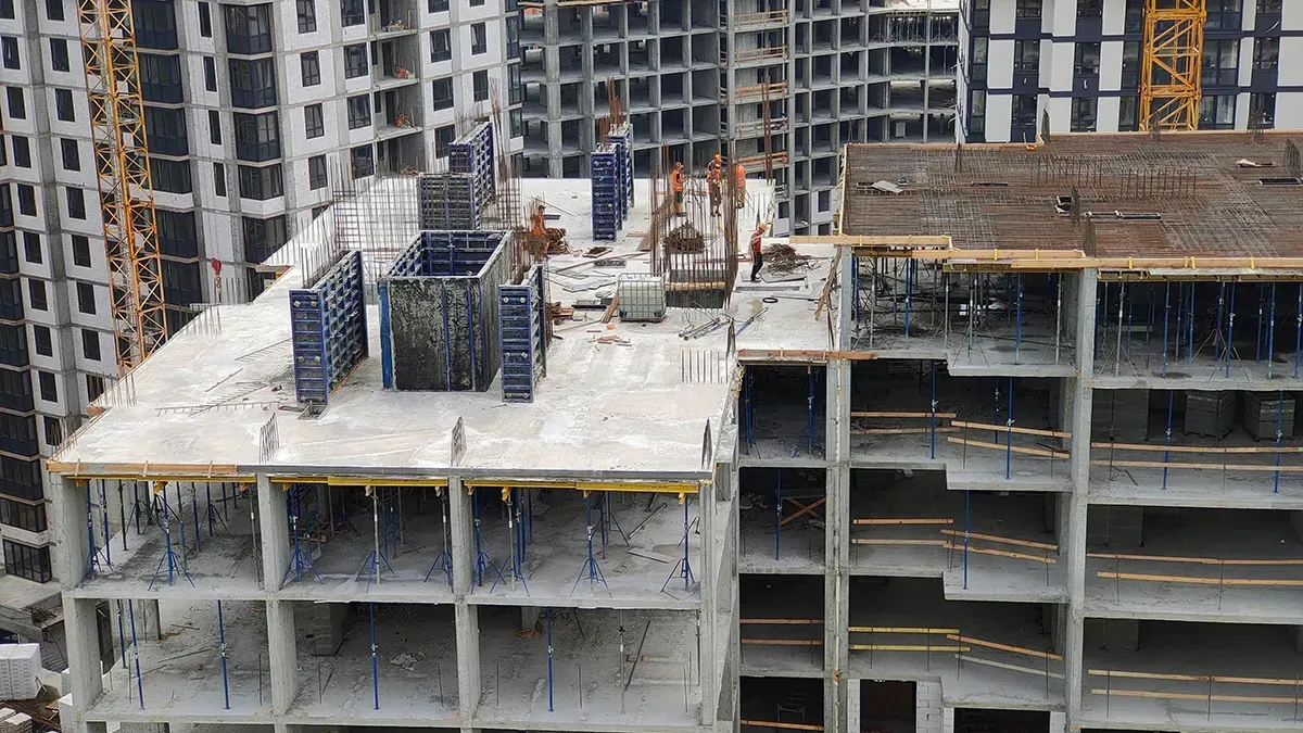Готовність моноліту до 82%: в ЖК City Park II черга активно тривають будівельні роботи - 4