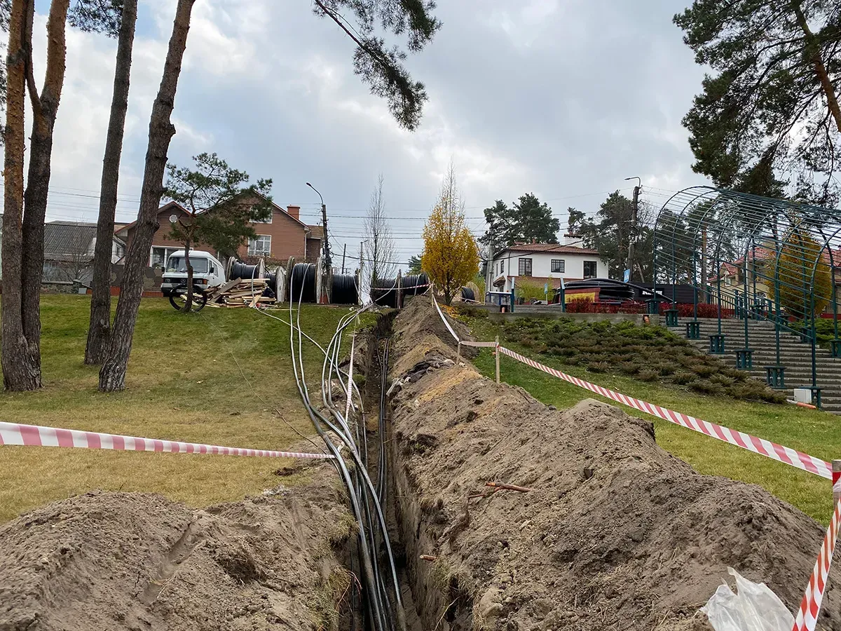 Прогрес влашутвання елетромереж до ЖК City Park та ЖК Green Side за тиждень - 3