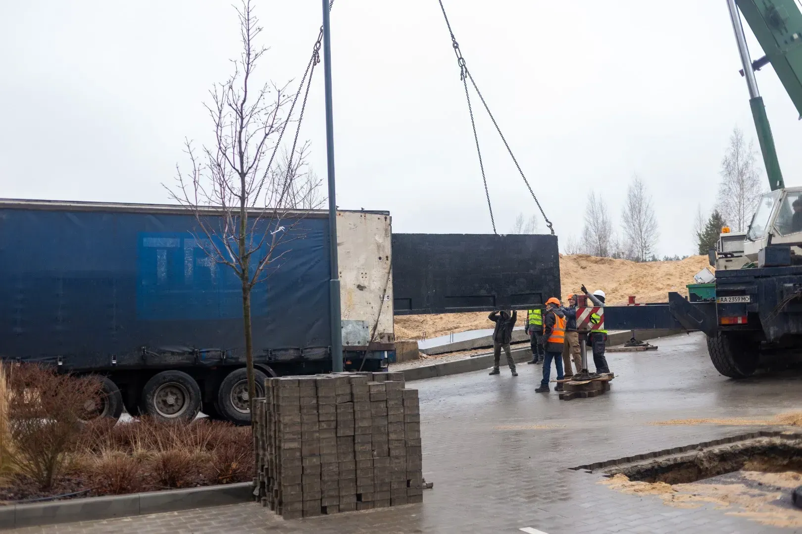 Прогрес влаштування електромереж до ЖК City Park та ЖК Green Side за тиждень - 1