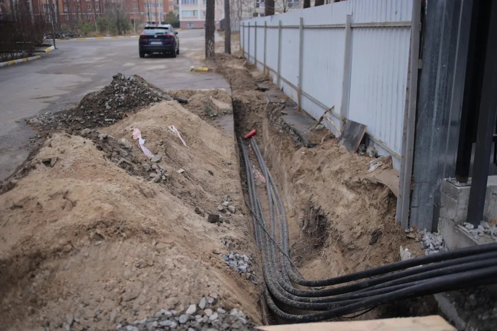 Прогрес влаштування електромереж до ЖК City Park та ЖК Green Side за тиждень - 12