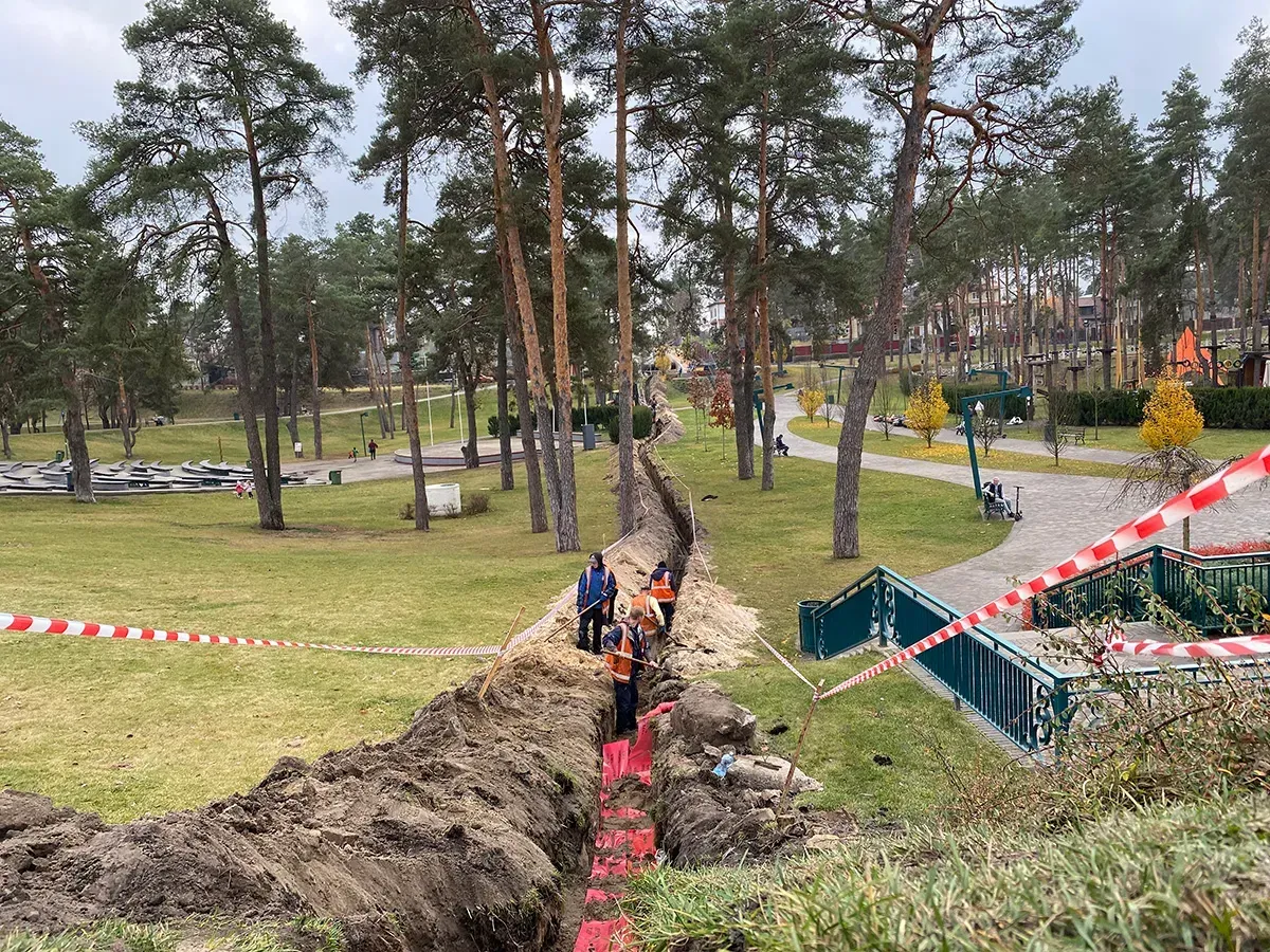 Прогрес влашутвання елетромереж до ЖК City Park та ЖК Green Side за тиждень - 1