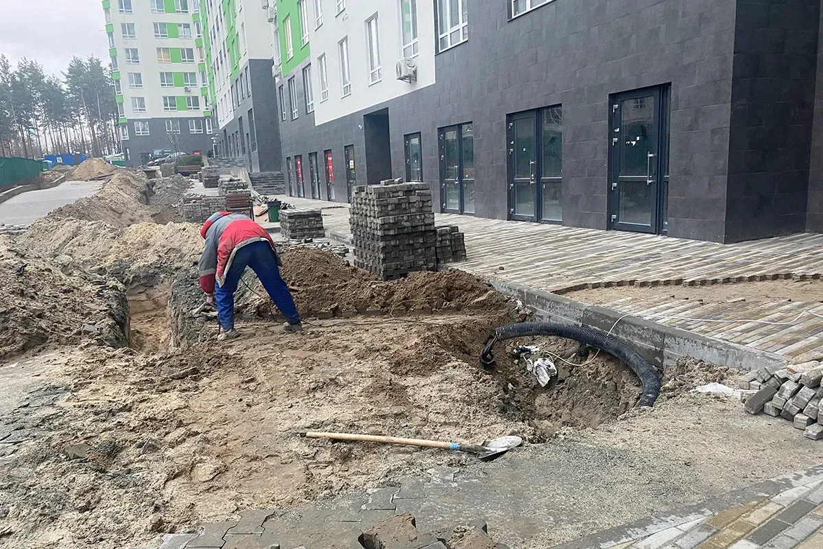 Прогрес влаштування електромереж до ЖК City Park та ЖК Green Side за тиждень - 1