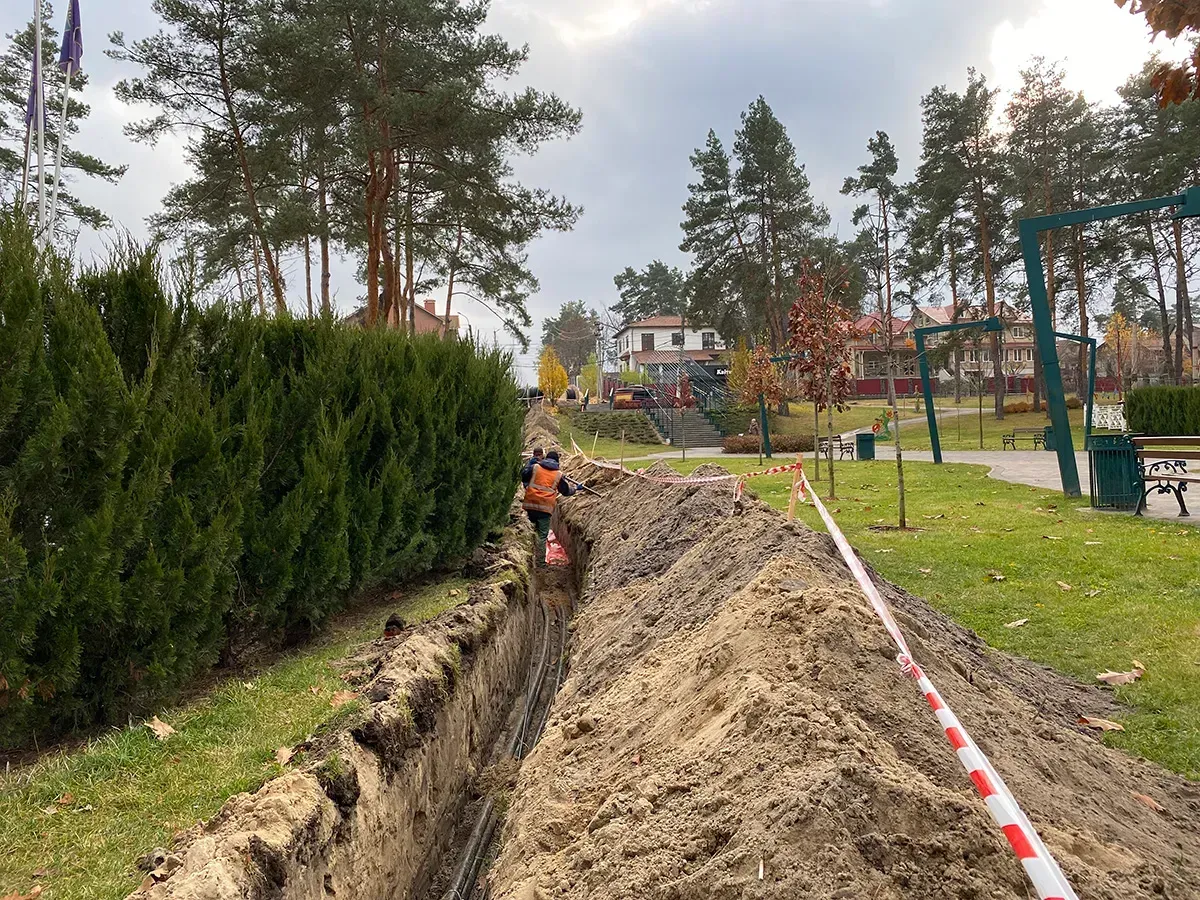 Прогрес влашутвання елетромереж до ЖК City Park та ЖК Green Side за тиждень - 2