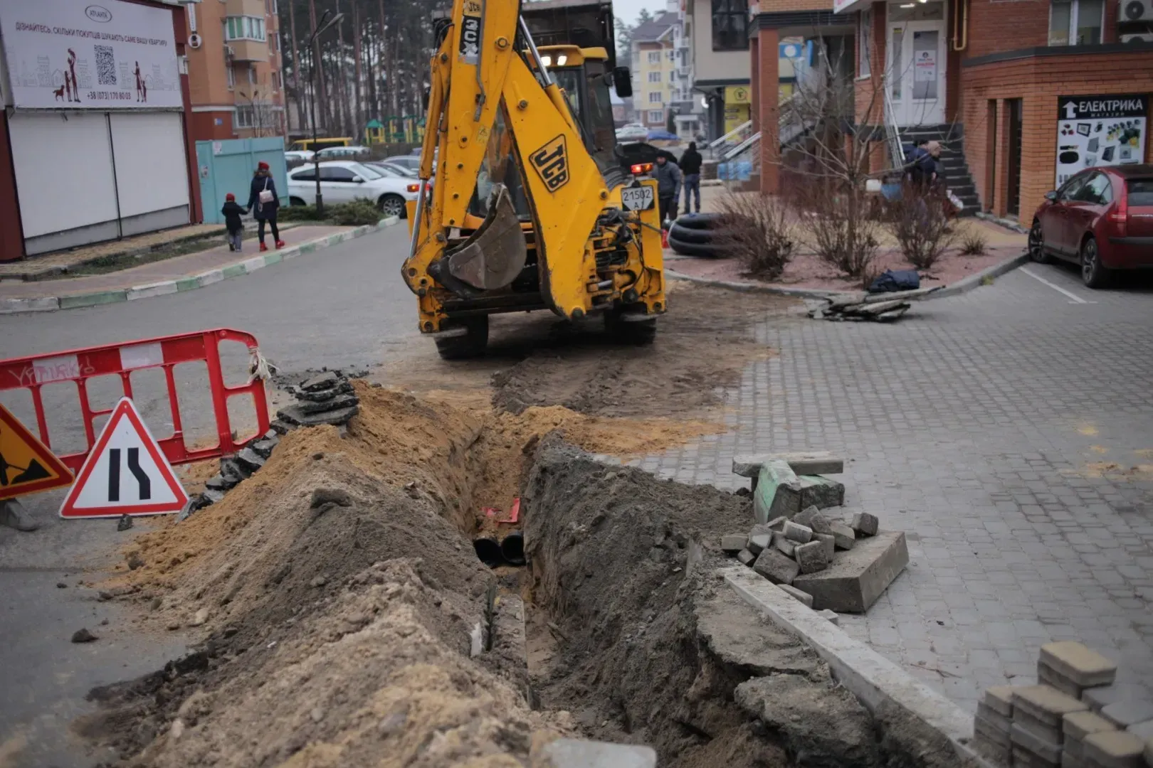 Прогрес влаштування електромереж до ЖК City Park та ЖК Green Side за тиждень - 14