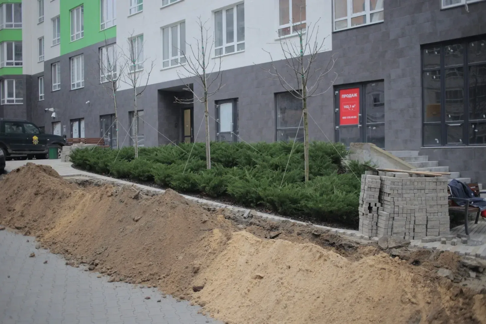 Прогрес влаштування електромереж до ЖК City Park та ЖК Green Side за тиждень - 15