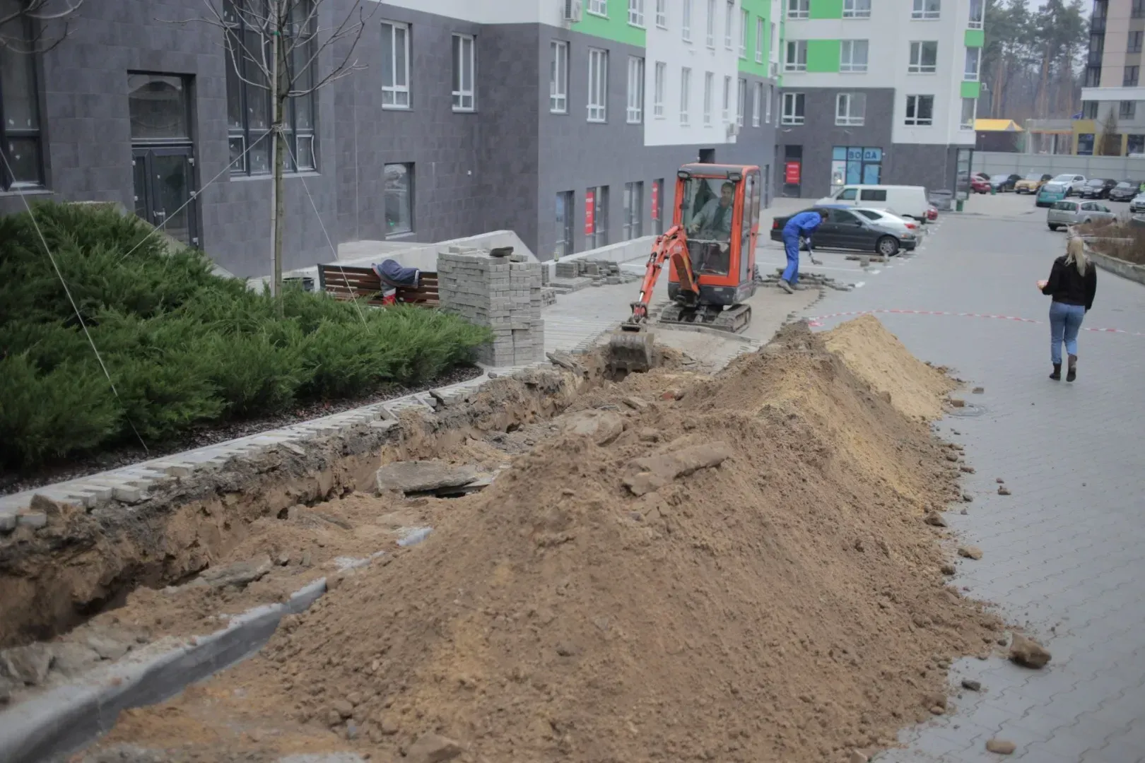 Прогрес влаштування електромереж до ЖК City Park та ЖК Green Side за тиждень - 16