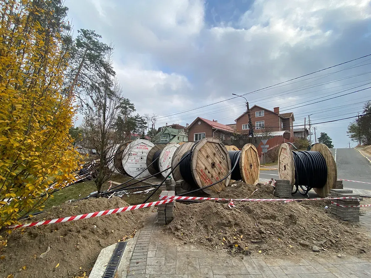 Прогрес влашутвання елетромереж до ЖК City Park та ЖК Green Side за тиждень - 5