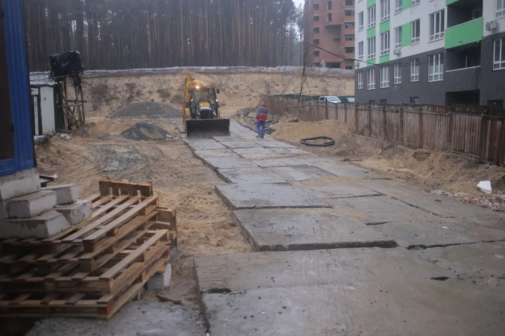 Прогрес влаштування елетромереж до ЖК City Park та ЖК Green Side за тиждень - 15